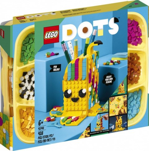 LEGO Klocki DOTS 41948 Uroczy banan - pojemnik na długopisy