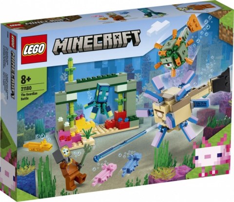 LEGO Klocki Minecraft 21180 Walka ze strażnikami