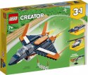 LEGO Klocki Creator 31126 Odrzutowiec naddźwiękowy 3 w 1