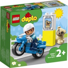 LEGO Klocki DUPLO 10967 Motocykl policyjny