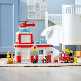 LEGO Klocki DUPLO 10970 Remiza strażacka i helikopter