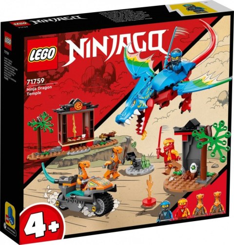 LEGO Klocki Ninjago 71759 Świątynia ze smokiem ninja