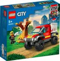 LEGO Klocki City 60393 Wóz strażacki 4x4 - misja ratunkowa