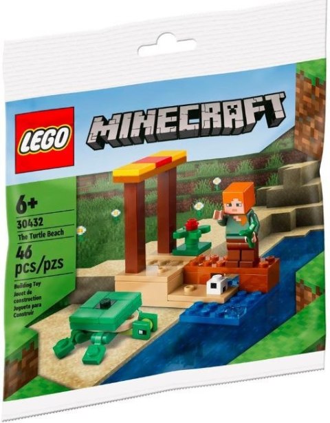 LEGO Klocki Minecraft 30432 Plaża żółwi