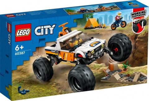 LEGO Klocki City 60387 Przygody samochodem terenowym z napędem 4x4