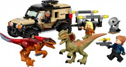 LEGO Klocki Jurassic World 76951 Transport pyroraptora i dilofozaura