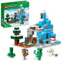 LEGO Klocki Minecraft 21243 Ośnieżone szczyty