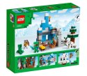 LEGO Klocki Minecraft 21243 Ośnieżone szczyty