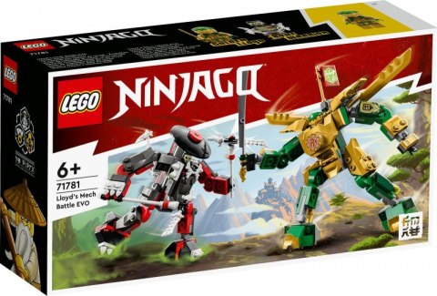 LEGO Klocki Ninjago 71781 Starcie Lloyda z Mechem EVO