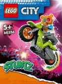 LEGO Klocki City 60356 Motocykl kaskaderski z niedźwiedziem