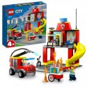 LEGO Klocki City 60375 Remiza strażacka i wóz strażacki