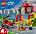 LEGO Klocki City 60375 Remiza strażacka i wóz strażacki