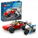 LEGO Klocki City 60392 Motocykl policyjny - pościg za samochodem