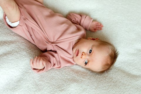 POOFI Body z długim rękawem POOFI kolor: herbaciana róża POOFI Body z długim rękawem POOFI kolor: herbaciana róża