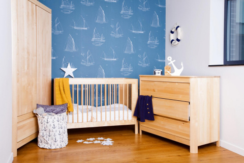 Łóżeczko 120x60 SUN natural Troll Nursery Łóżeczko 120x60 SUN natural Troll Nursery