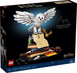 LEGO Klocki Harry Potter 76391 Ikony Hogwartu - Hedwiga (edycja kolekcjonerska)