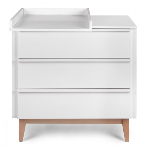 Komoda SCANDY z przewijakiem white/natural Troll Nursery Komoda SCANDY z przewijakiem white/natural Troll Nursery