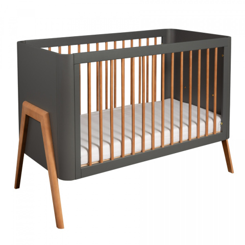 Łóżeczko 120x60 TORSTEN seal grey/teak Troll Nursery Łóżeczko 120x60 TORSTEN seal grey/teak Troll Nursery