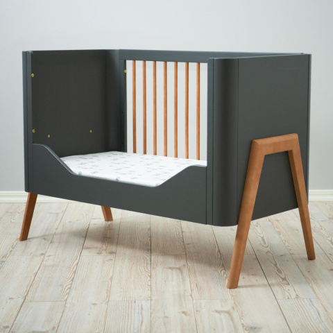 Łóżeczko 120x60 TORSTEN seal grey/teak Troll Nursery Łóżeczko 120x60 TORSTEN seal grey/teak Troll Nursery