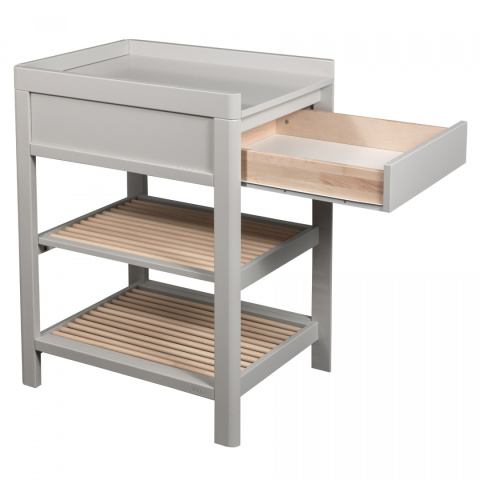 Przewijak wolnostojący LUKAS DUO soft grey/natural wax Troll Nursery Przewijak wolnostojący LUKAS DUO soft grey/natural wax Troll Nursery