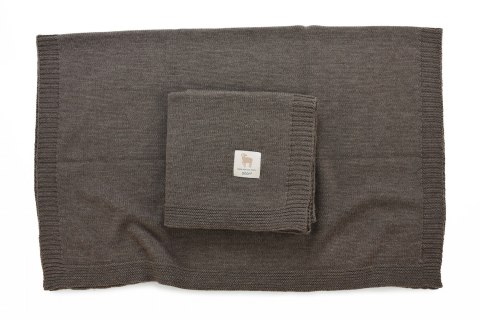POOFI Kocyk Merino Kyoto kolor: czekolada POOFI Kocyk Merino Kyoto kolor: czekolada