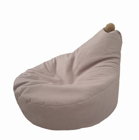 Pufa Worek Poof VELVET beżowy Pufa Worek Poof VELVET beżowy