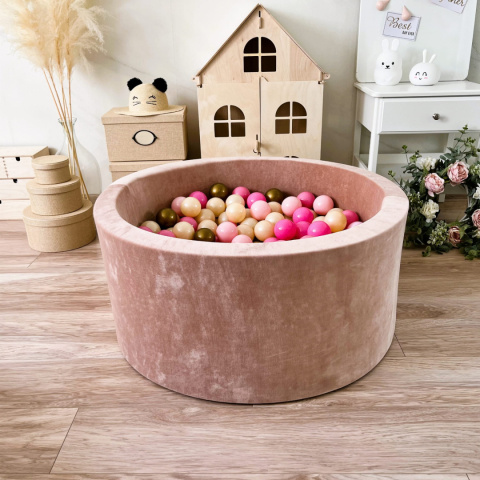 Suchy basen z piłeczkami 40x90 VELVET BEŻOWY Suchy basen z piłeczkami 40x90 VELVET BEŻOWY