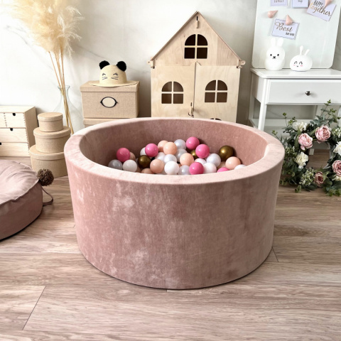 Suchy basen z piłeczkami 40x90 VELVET BEŻOWY Suchy basen z piłeczkami 40x90 VELVET BEŻOWY