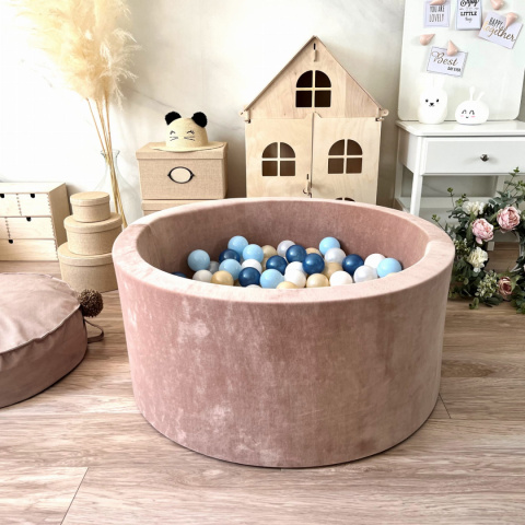 Suchy basen z piłeczkami 40x90 VELVET BEŻOWY Suchy basen z piłeczkami 40x90 VELVET BEŻOWY
