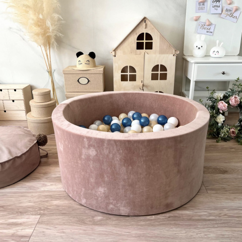 Suchy basen z piłeczkami 40x90 VELVET BEŻOWY Suchy basen z piłeczkami 40x90 VELVET BEŻOWY
