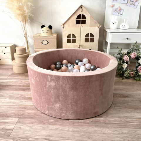 Suchy basen z piłeczkami 40x90 VELVET BEŻOWY Suchy basen z piłeczkami 40x90 VELVET BEŻOWY