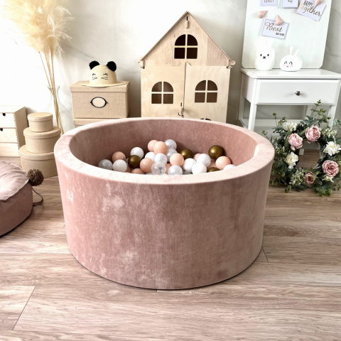 Suchy basen z piłeczkami 40x90 VELVET BEŻOWY Suchy basen z piłeczkami 40x90 VELVET BEŻOWY