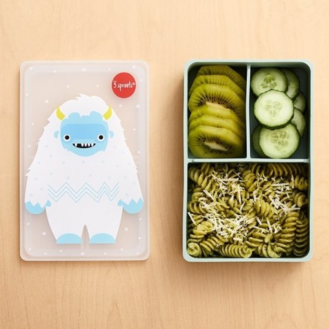 3 Sprouts Lunchbox Premium Silikon Yeti Mint 3 Sprouts Lunchbox Premium Silikon Yeti Mint